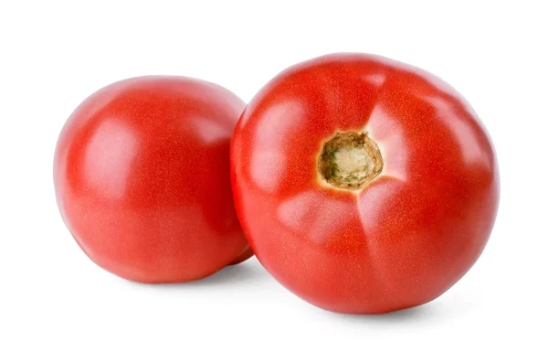 Två saftiga tomater — Stockfoto