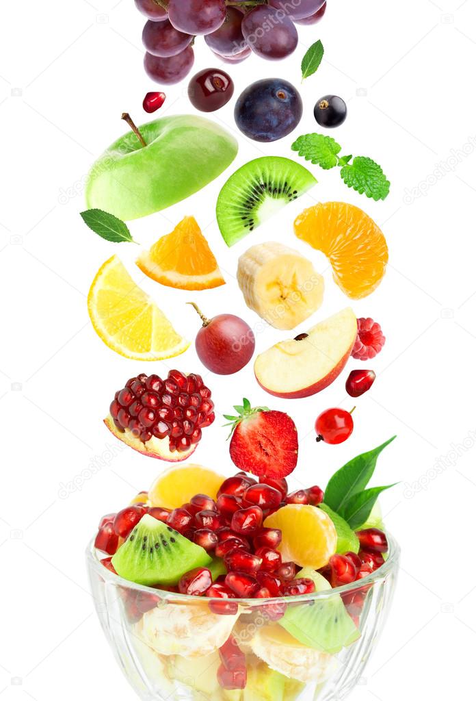 Fresh color fruits 