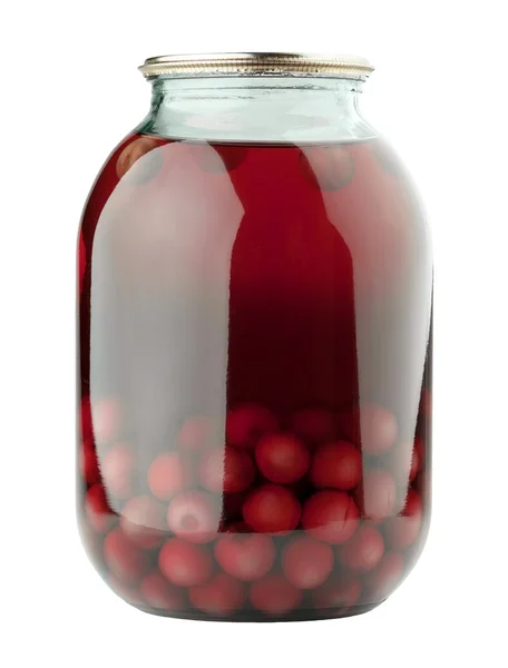 Succo in vaso di vetro — Foto Stock