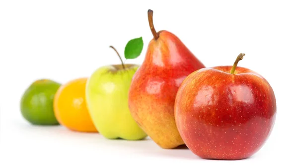 Apple, pear and orange — Stock Photo, Image