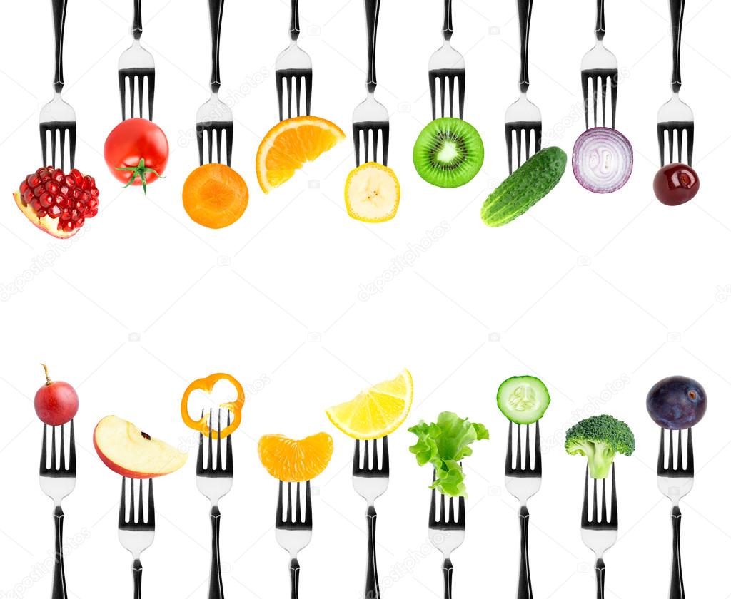 Color fruits and vegetables