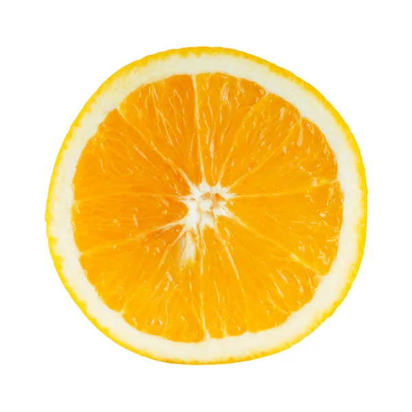 Fatia de laranja close-up — Fotografia de Stock