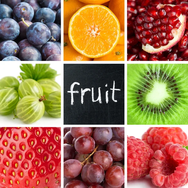 Fondo de frutas de color fresco —  Fotos de Stock