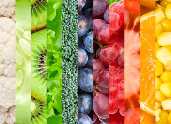 Taze renk gıda arka plan — Stok fotoğraf