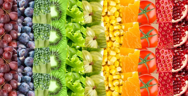 Tło owoców i warzyw — Zdjęcie stockowe