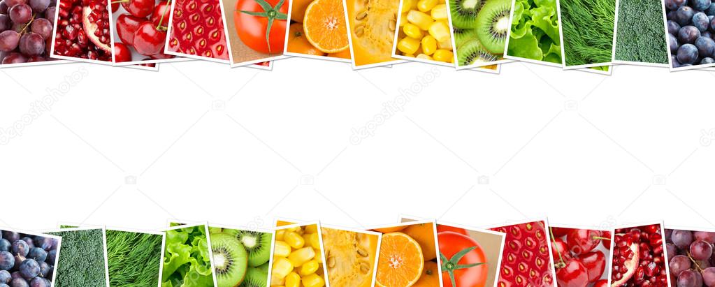 Collection of fruits and vegetables