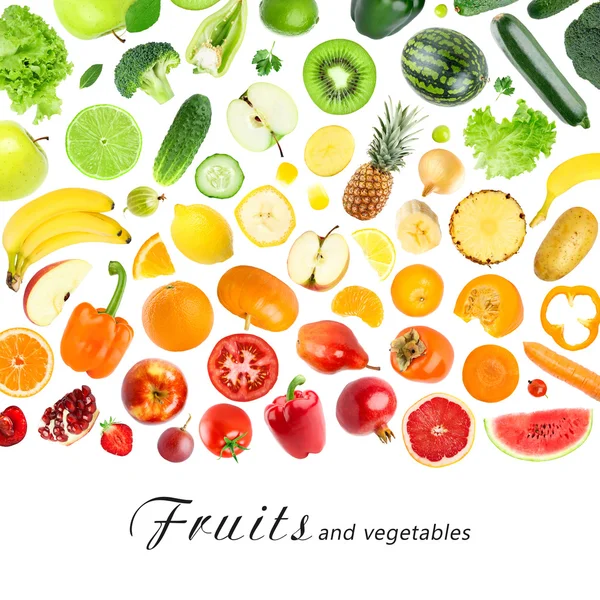 水果和蔬菜的概念 — 图库照片