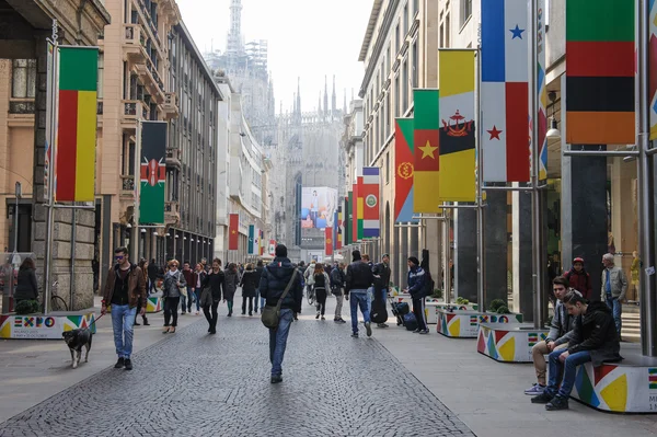 Escenas de Milán, Italia — Foto de Stock
