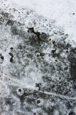 Buz yakından.
