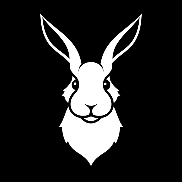 Icône de logo de lapin — Image vectorielle