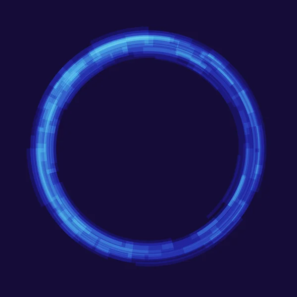抽象化デジタル円光のベクトルの背景 — ストックベクタ