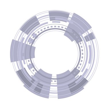 Sci fi fütüristik kullanıcı arabirimi. Vektör