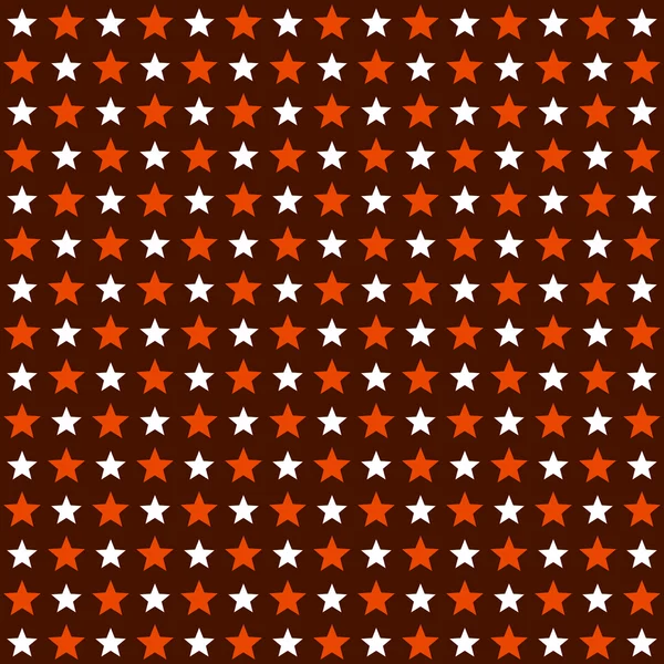 Άνευ ραφής αστέρια κόκκινο και λευκό μοτίβο φόντου. Διάνυσμα — Διανυσματικό Αρχείο