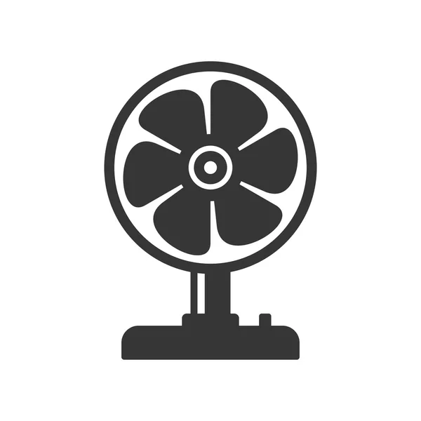 Fan Icon em fundo branco. Vetor — Vetor de Stock