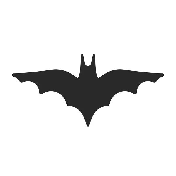 Icono murciélago. Vector — Vector de stock