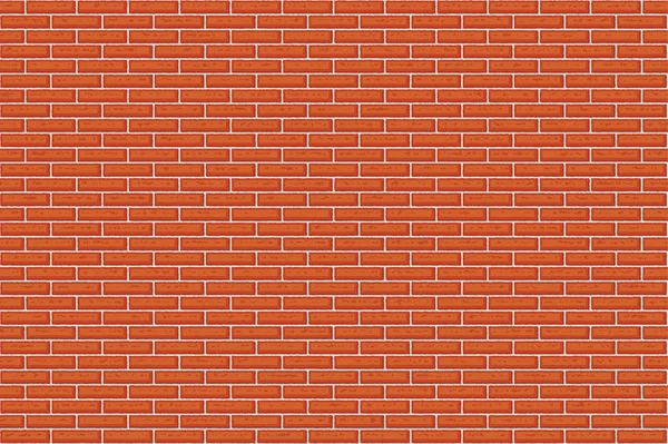 Oude Red Brick Wall naadloos patroon. Vector — Stockvector