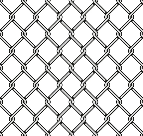 Steel Wire Mesh Seamless Background. Vector — Stock Vector
