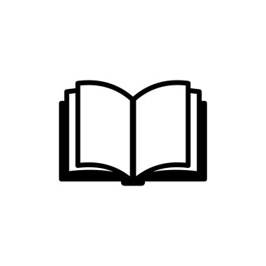 Book Icon. Vector Logo clipart