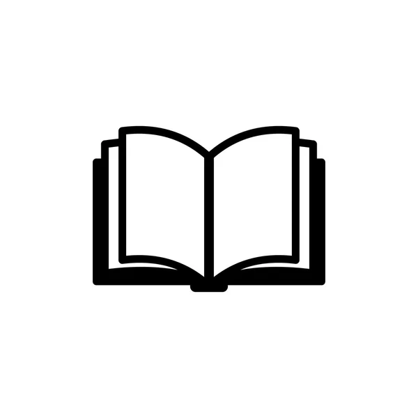 Icono del libro. Logotipo del vector — Vector de stock