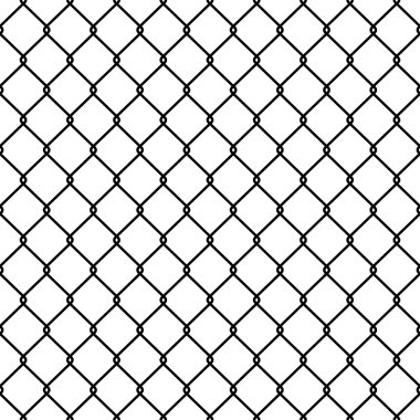 Steel Wire Mesh Seamless Background. Vector clipart