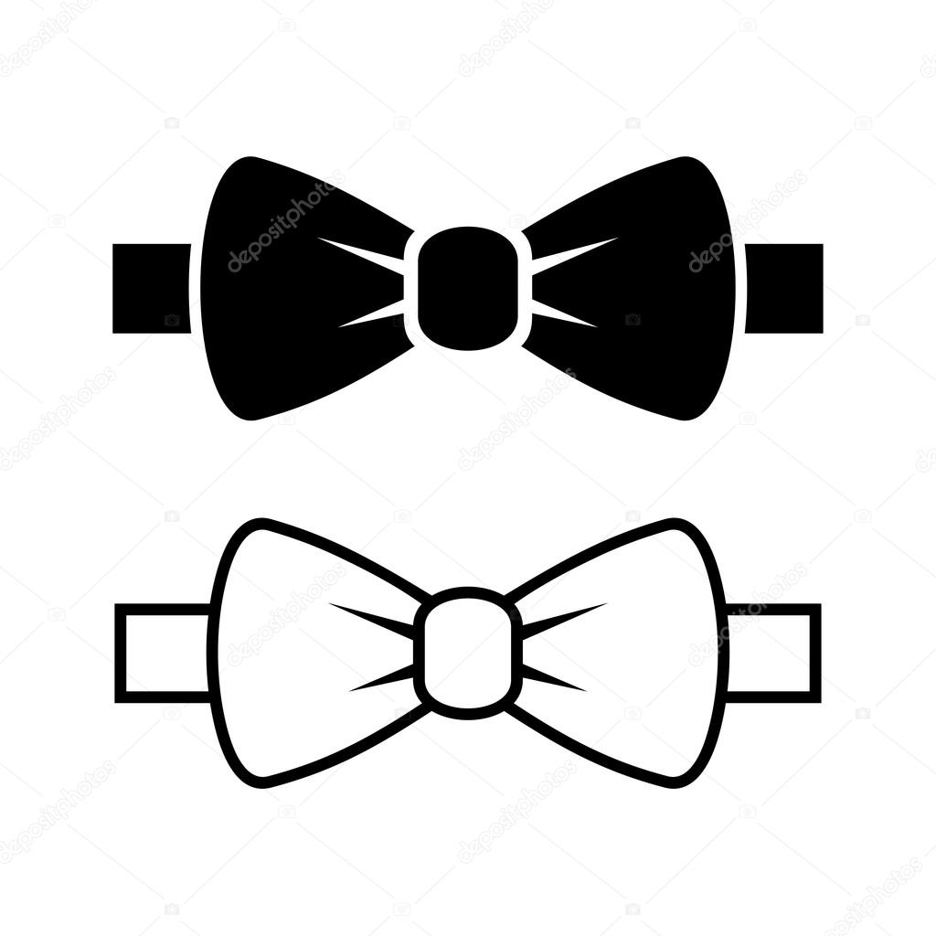 Bow Tie Icons Set