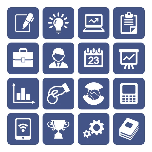 Business Icons Set — Stock Vector