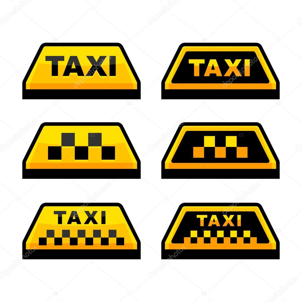 Taxi Logo Set Vector Image By C In8finity Vector Stock Taxi Logo Set Vector Image By C In8finity Vector Stock