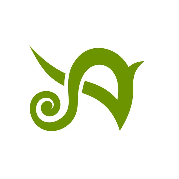 Litera A ikona koncepcja Logo. Wektor — Wektor stockowy