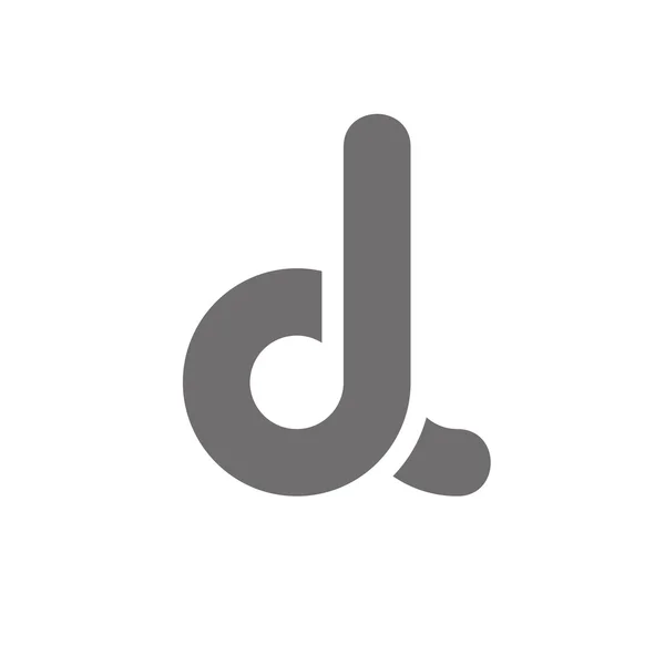 Buchstabe d Logo-Konzept Symbol. Vektor — Stockvektor