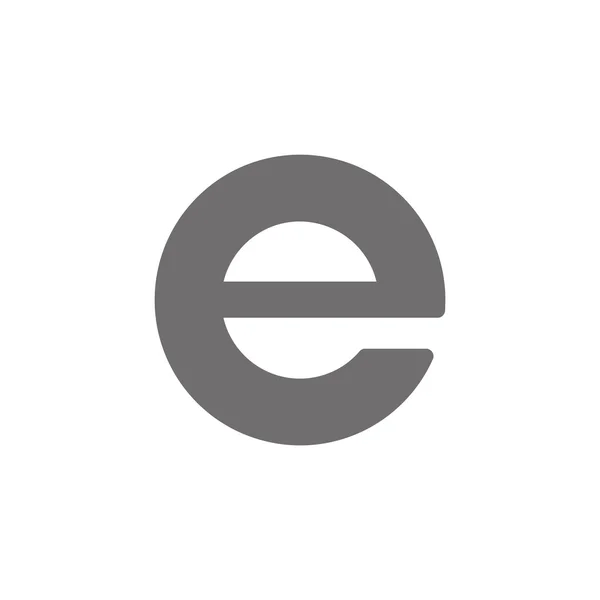 Carta E Logo Conceito Ícone. Vetor — Vetor de Stock