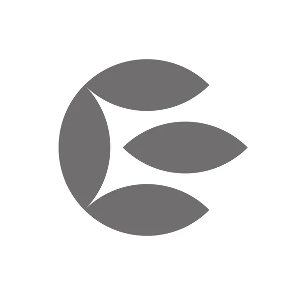 Litera E ikona koncepcja Logo. Wektor — Wektor stockowy