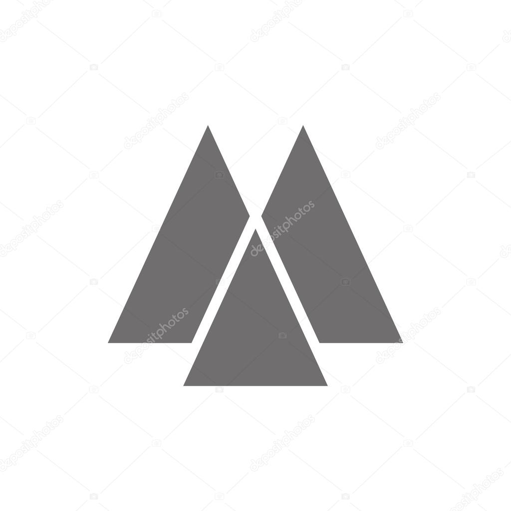 Letter M Logo Concept Icon. Vector illustration