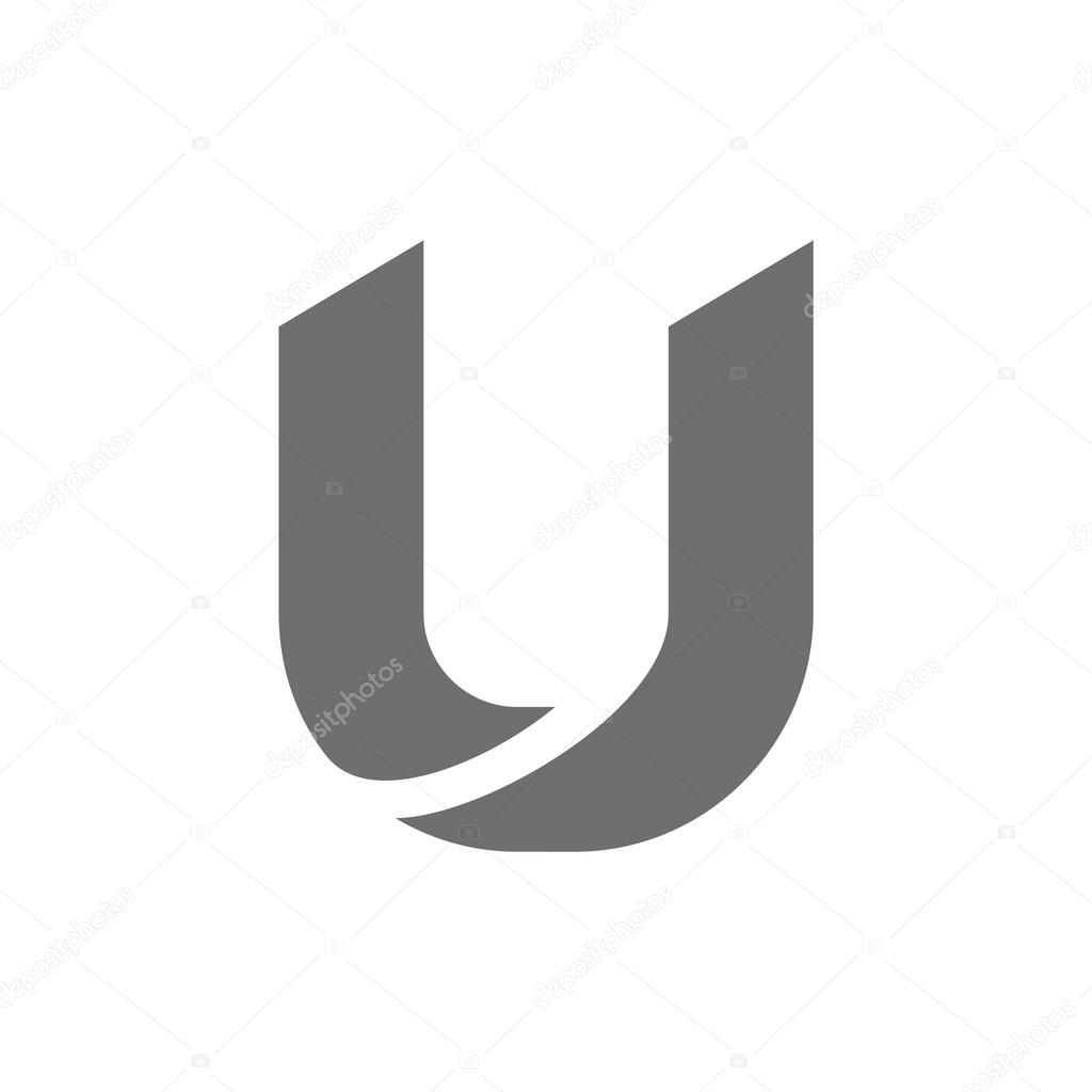 Letter U Logo Concept Icon. Vector