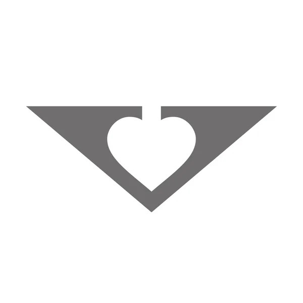 Lettera V Logo Concept Icon. Vettore — Vettoriale Stock