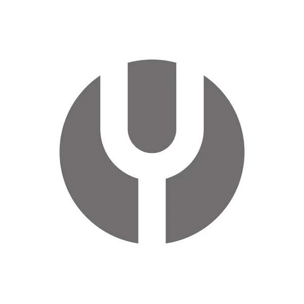 Знак логотипа Y буквы. Вектор — стоковый вектор