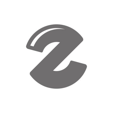 Z harfi Logo kavramı simge. Vektör