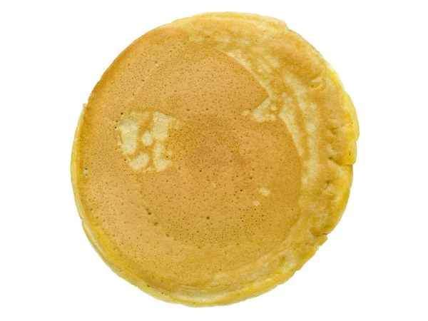 Grande pancake fatto in casa isolato — Foto Stock