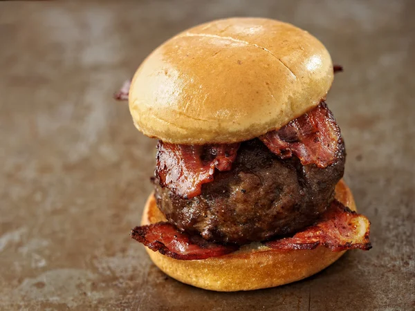 Rustikální masožravec maso milence hamburger — Stock fotografie