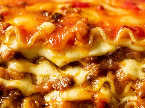 Rustykalne włoski lasagne serowy makaron — Zdjęcie stockowe