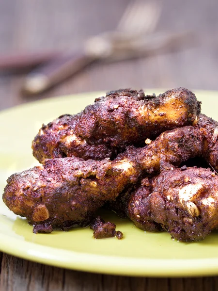 Pikantne jamaican jerk chicken — Zdjęcie stockowe