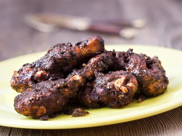 Würzige jamaikanische Wichshühnchen — Stockfoto