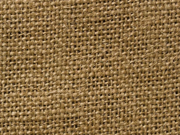 Braun burlap Stoff Textur Hintergrund — Stockfoto