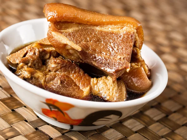 中国の豚の角煮丼 — ストック写真