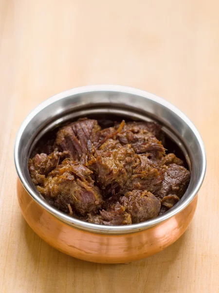 Pikantní hovězí rendang — Stock fotografie