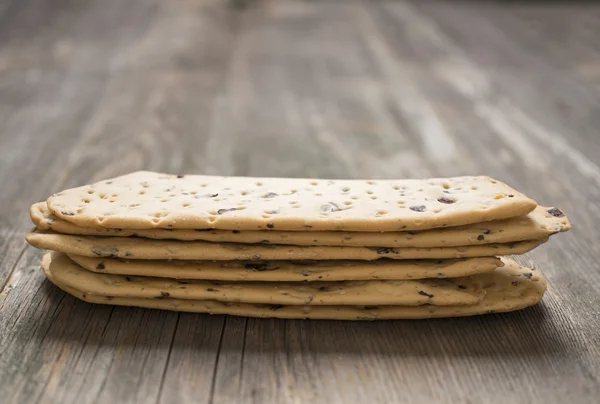 Rustykalne chrupiące flatbread włoski — Zdjęcie stockowe