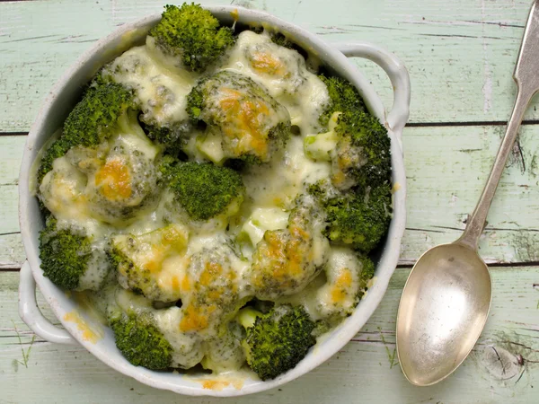 Rustieke broccoli en kaas — Stockfoto