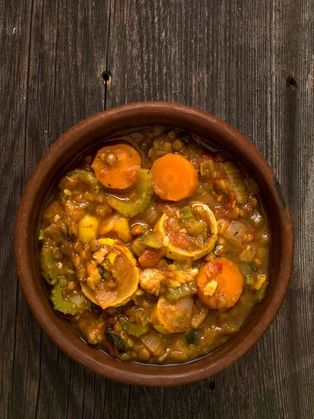 Rustieke vegetarische casserole — Stockfoto