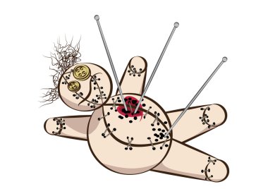 aşk nefret Vudu bebeği