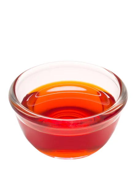 Gyoza aceite de chile rojo salsa de inmersión —  Fotos de Stock