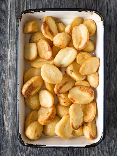 Křupavé pečené brambory — Stock fotografie
